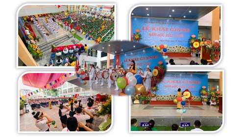Trường tiểu học Lý Thường Kiệt hân hoan chào đón năm học mới.