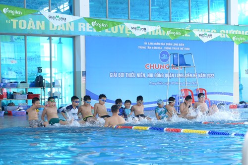Công tác phổ cập bơi cho học sinh  ở trường tiểu học ngọc lâm