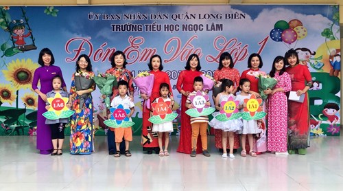 Trường Tiểu học Ngọc Lâm tưng bừng chào đón các em học sinh lớp 1, năm học 2019 -2020.