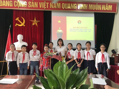 Trường Tiểu học Ngọc Lâm tổ chức Đại hội liên đội nhiệm kỳ năm học 2020 - 2021