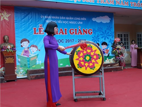 Trường tiểu học ngọc lâm
tổ chức lễ khai giảng năm học mới 2017-2018
