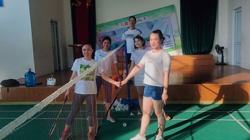 Thể dục thể thao của Đoàn viên trường tiểu học Ngọc Lâm