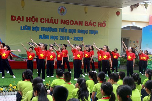 Liên đội Tiểu học Ngọc Thụy tổ chức thành công Đại hội Cháu ngoan Bác Hồ năm học 2019 – 2020