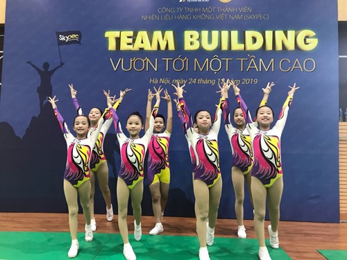 Đội tuyển Aerobic Trường Tiểu học Ngọc Thụy đạt Giải Ba Hội Khỏe Phù Đổng cấp quận năm học 2019 - 2020