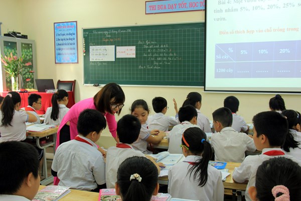 Tiết thi GVG của cô giáo Lê Ngọc Anh - GVCN lớp 5A6