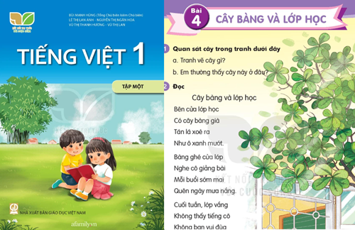 Tiếng Việt 1 - Tuần 24 - Bài 4: cây bàng và lớp học