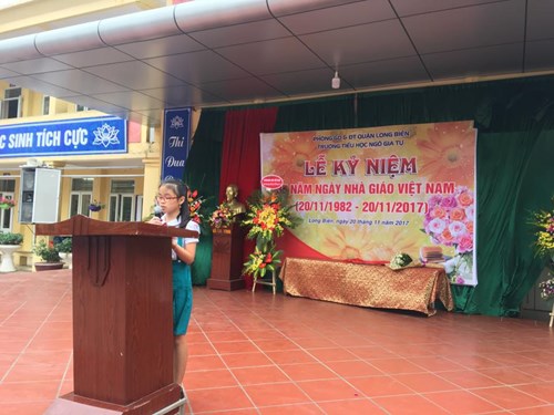 Lễ kỉ niệm 35 năm ngày Nhà giáo Việt Nam 20 - 11