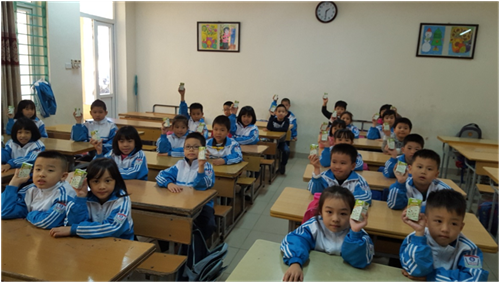Trường Tiểu học Ngô Gia Tự tham gia chương trình “ Sữa học đường- Vì tầm vóc Việt”
