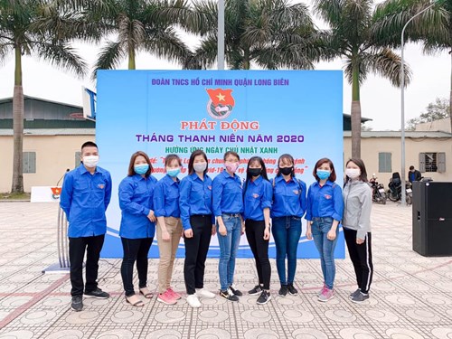 Chi đoàn trường Tiểu học Phúc Đồng xung kích trong phòng chống dịch bệnh CoVid-19