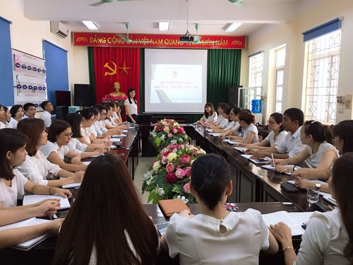 Tiểu học Phúc Đồng tổ chức Hội nghị triển khai nhiệm vụ năm học 2019 - 2020