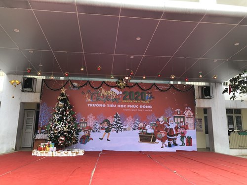Không khí Merry Christmas 2020 của học sinh Tiểu học Phúc Đồng