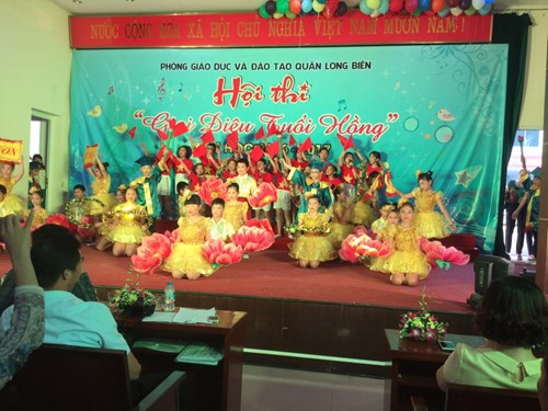 Trường TH Phúc Đồng tham dự hội thi  Giai điệu tuổi hồng  ngành GD&ĐT quận Long Biên năm học 2016 - 2017