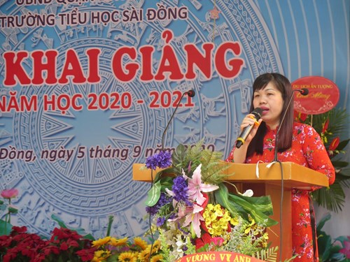 Học sinh trường TH Sài Đồng hân hoan chào mừng năm học mới 2020 - 2021