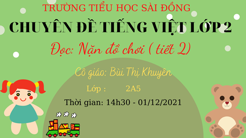 Chuyên đề Tiếng Việt lớp 2 - Trường TH Sài Đồng