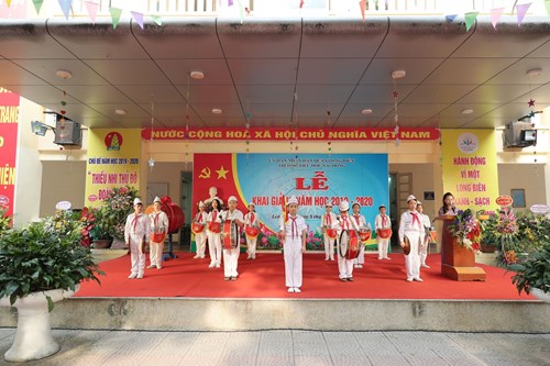 Trường Tiểu học Sài Đồng tưng bừng lễ khai giảng năm học 2019-2020