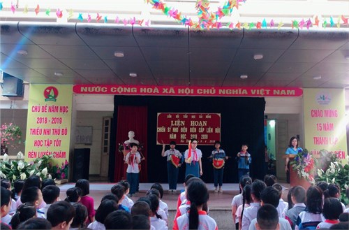 Liên hoan Chiến sĩ nhỏ Điện Biên” của Liên đội trường Tiểu học Sài Đồng năm học 2018- 2019