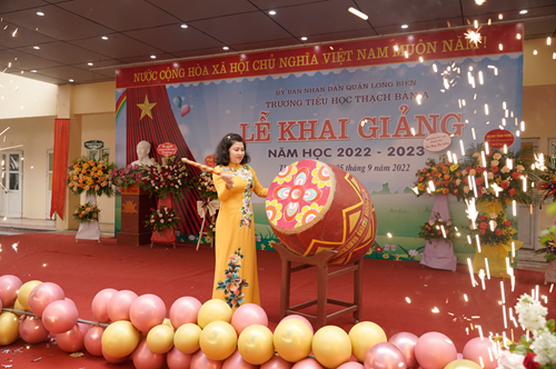 Trường Tiểu học Thạch Bàn A Tiểu học Thạch Bàn A – Long Biên – Hà Nội long trọng tổ chức  Lễ khai giảng năm học 2022 – 2023
