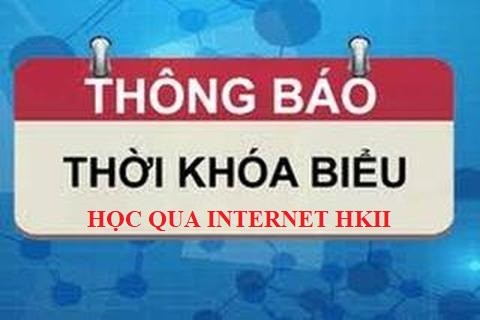 Kế hoạch tiếp tục dạy học qua Internet, truyền hình và thời kháo biểu dạy học qua Internet HKII trường TH THạch Bàn A