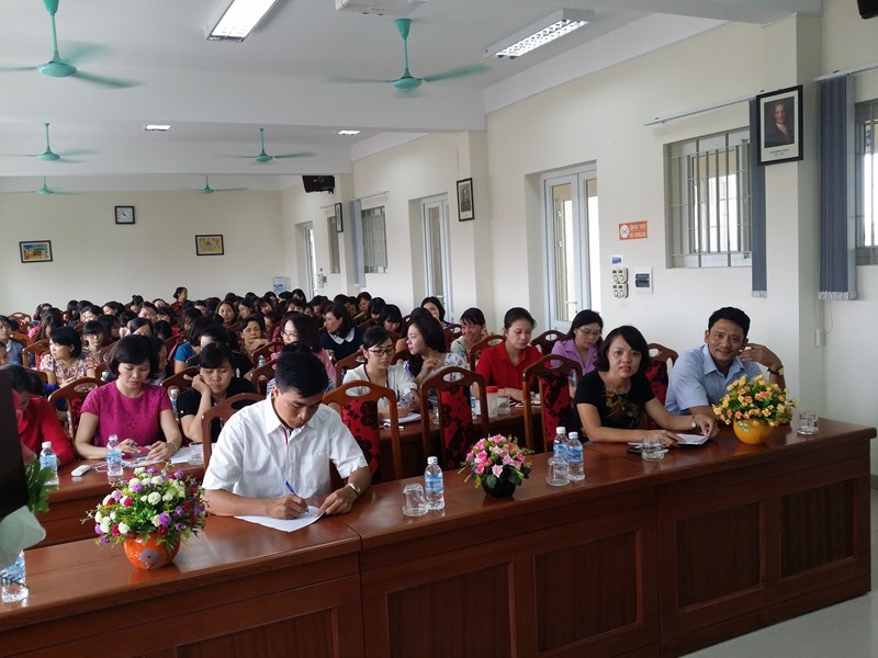 Trường Tiểu học Thạch Bàn B đăng cai lớp tập huấn bồi dưỡng phương pháp dạy học môn Toán do Sở GD&ĐT Hà Nội tổ chức.