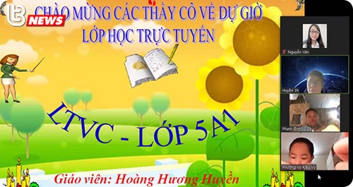Chuyên đề LTVC bằng hình thức trực tuyến khối 5 trường  Tiểu học Thạch Bàn B