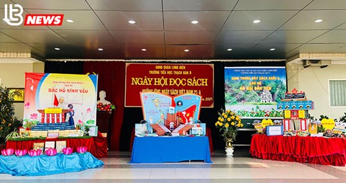 Thư viện trường Tiểu học Thạch Bàn B tổ chức Ngày hội đọc sách: “Sách – Tri thức và văn hóa”.
