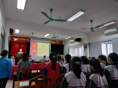 Đại hội Liên đội trường Tiểu học Thạch Bàn B nhiệm kỳ 2022 – 2023