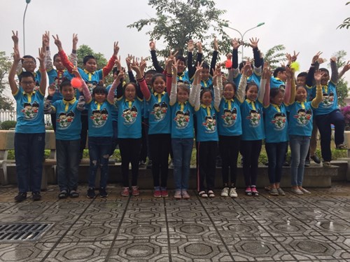 Trường Tiểu học Thạch Bàn B tổ chức cho học sinh đi tham quan ngoại khóa đợt 1 năm học 2017 – 2018