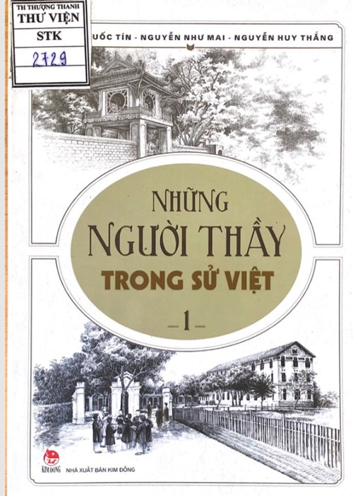 Giới thiệu sách tháng 11:  Những người thầy trong sử Việt .
