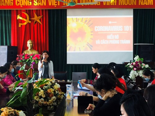 Trường Tiểu học Thượng Thanh chung tay đẩy lùi dịch bệnh vì cuộc sống vui khỏe, trường học hạnh phúc