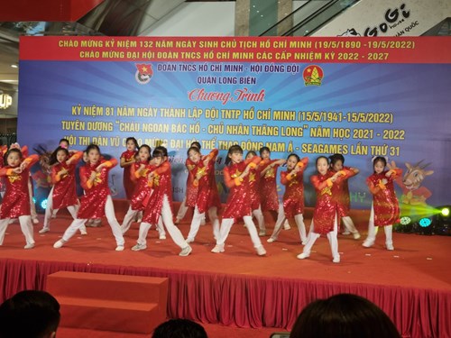 Liên đội TH Thượng Thanh chào mừng 81 năm Ngày thành lập Đội TNTP Hồ Chí Minh