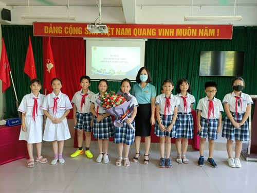 Liên đội Trường Tiểu học Việt Hưng  Tổ chức Đại hội Liên đội nhiệm kì năm học 2022 - 2023