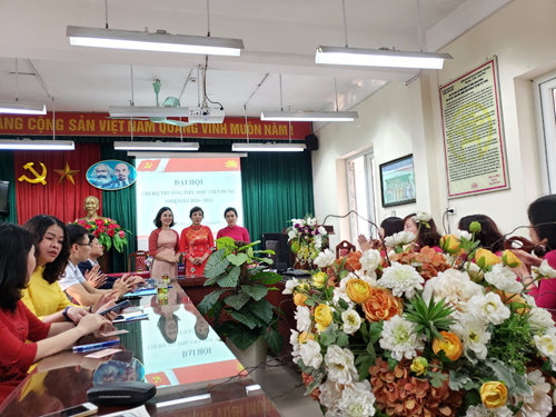 Đại hội Chi bộ trường Tiểu học Việt Hưng nhiệm kỳ 2020-2022