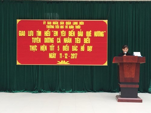 Các hoạt động trong tháng 12 của trường Tiểu học Vũ Xuân Thiều