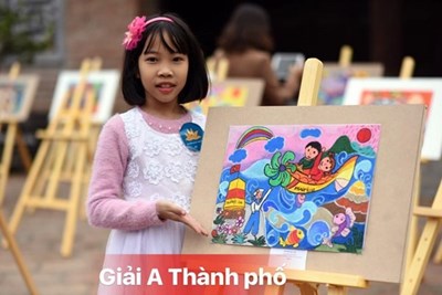 Nguyễn Huyền Trang một tấm gương chăm học, say mê môn Mĩ thuật
