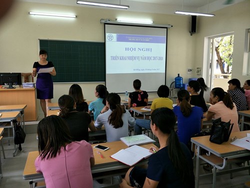 Trường Tiểu học Vũ Xuân Thiều tổ chức triển khai nhiệm vụ năm học 2017 – 2018
