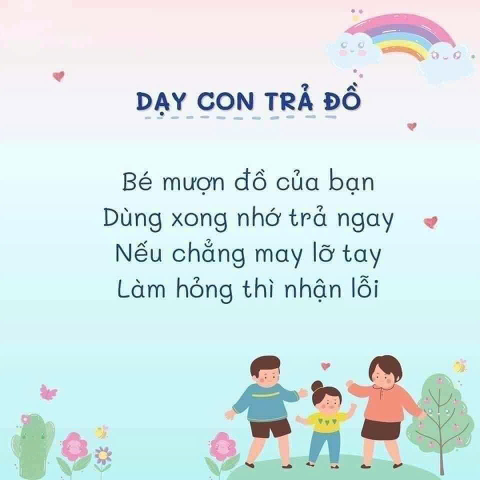 KNS: Dạy con trả đồ