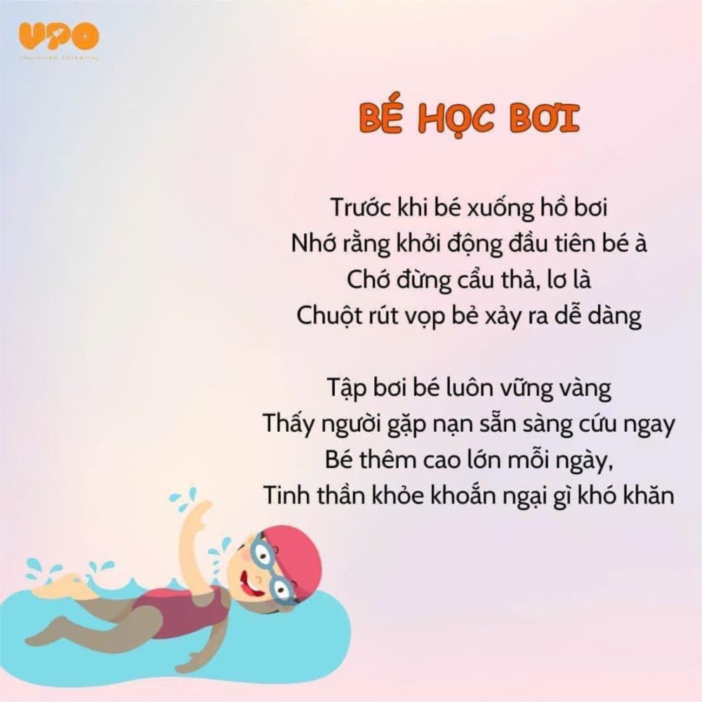 KNS: Bé học bơi