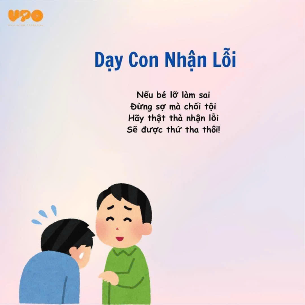 KNS: Dạy con nhận lỗi