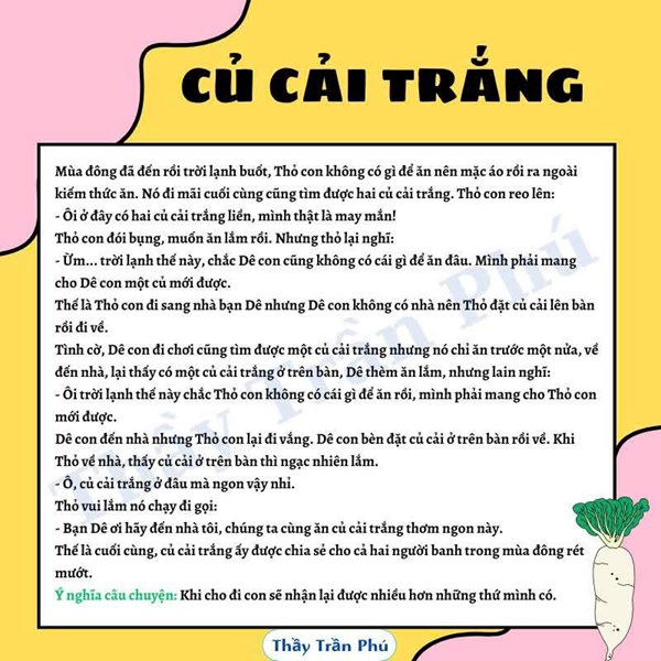 Truyện: Củ cải trắng