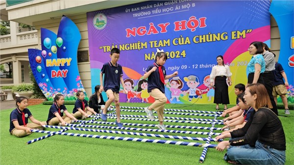 MÚA SẠP - NHẢY DÂY - TEAM LỚP 4, 5 CÙNG TRẢI NGHIỆM