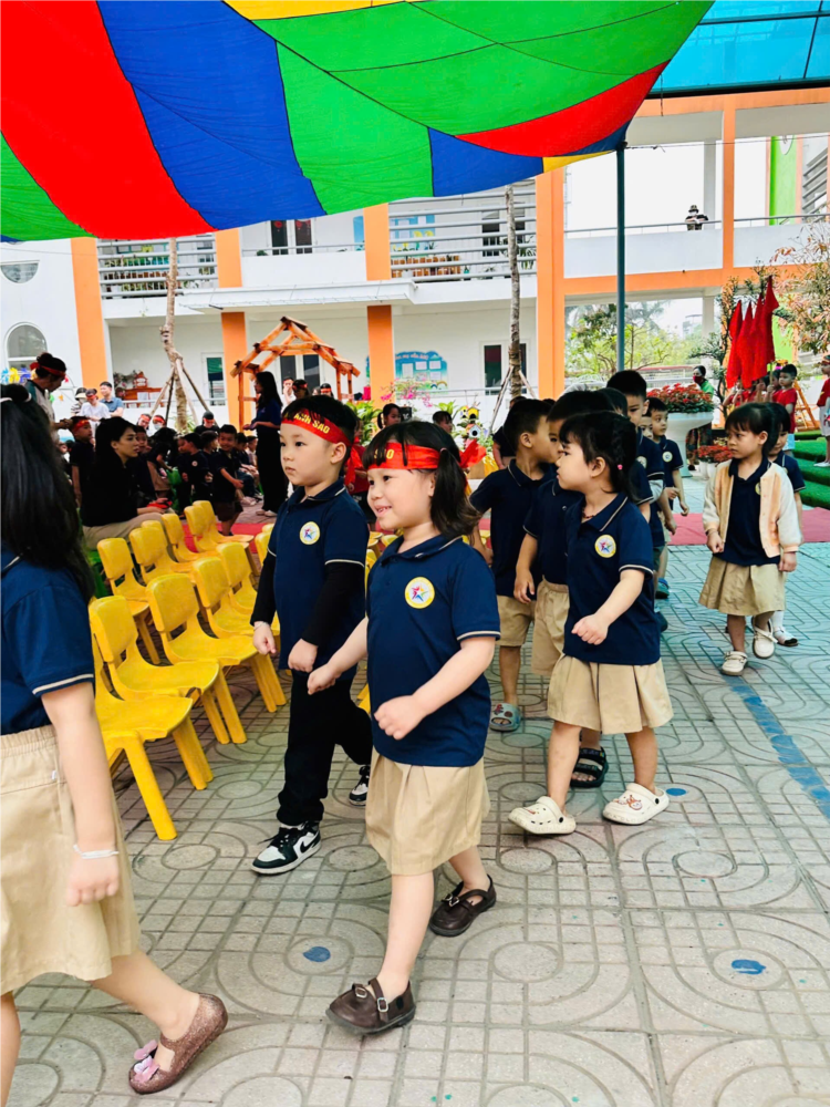 Các bé MGn B4 với ngày hội thể thao