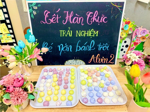 Ảnh bánh trôi bánh chay (Tết Hàn Thực 31/03/3025-Lớp Alvin2)