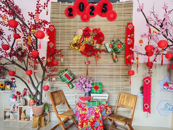 🎊🎆💐🌻 RỘN RÀNG KHÔNG KHÍ ĐÓN TẾT 2025 - TRƯỜNG MN HOA HƯỚNG DƯƠNG🥰🎉🌻🌻