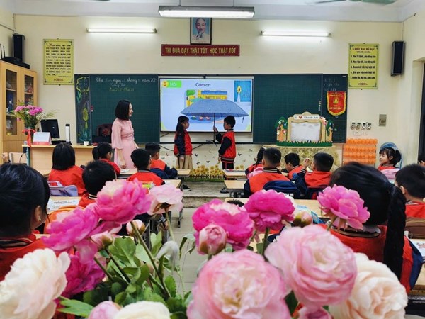 Tiết thi GVG lớp 1A4